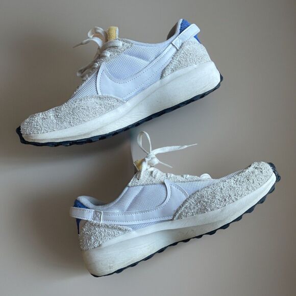 Nike Waffle Debut Womens Size 7.5 Shoes DX2931 400 Game Royal Retro White Blue - Picture 4 of 12